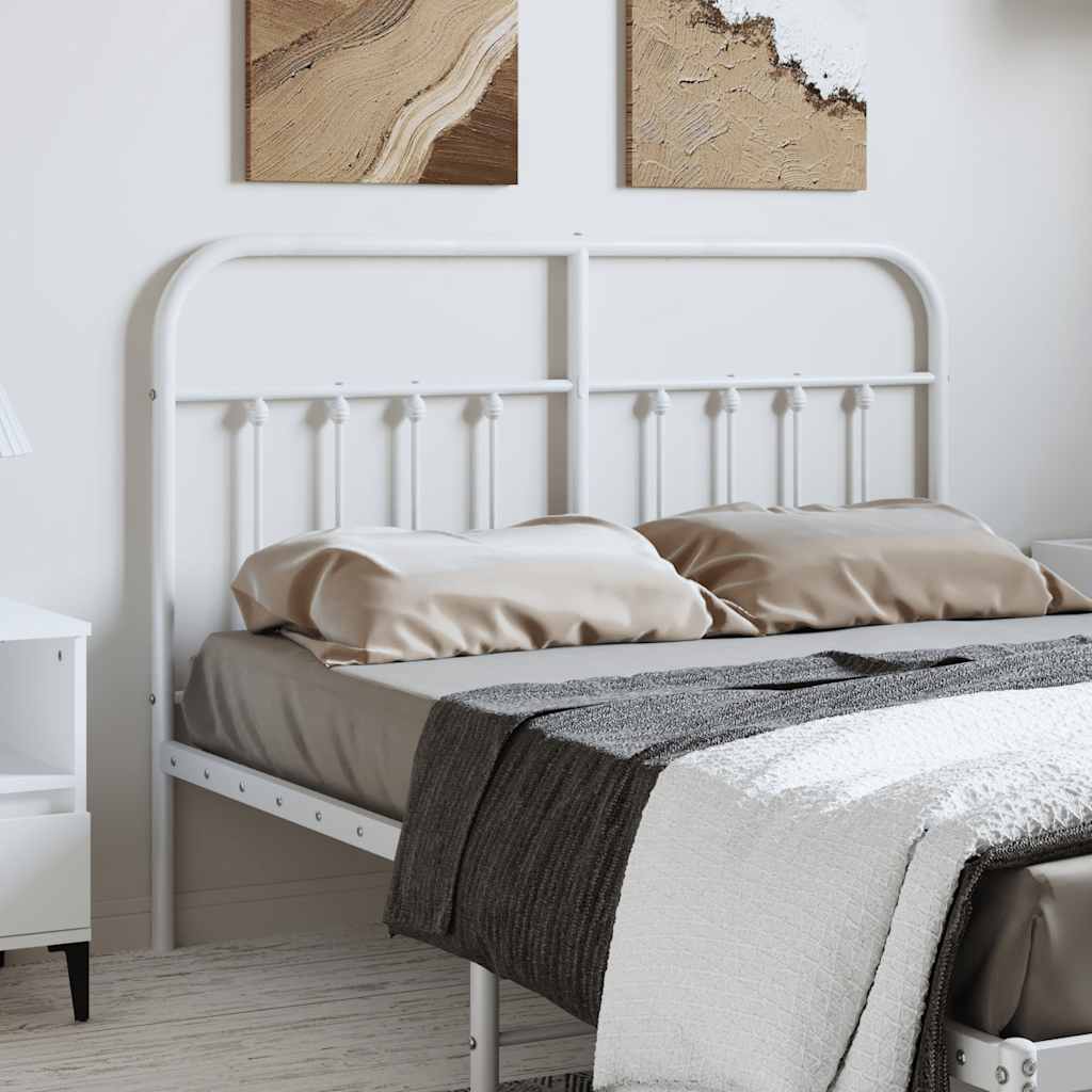 Tête de lit métal blanc 150 cm - XIOS