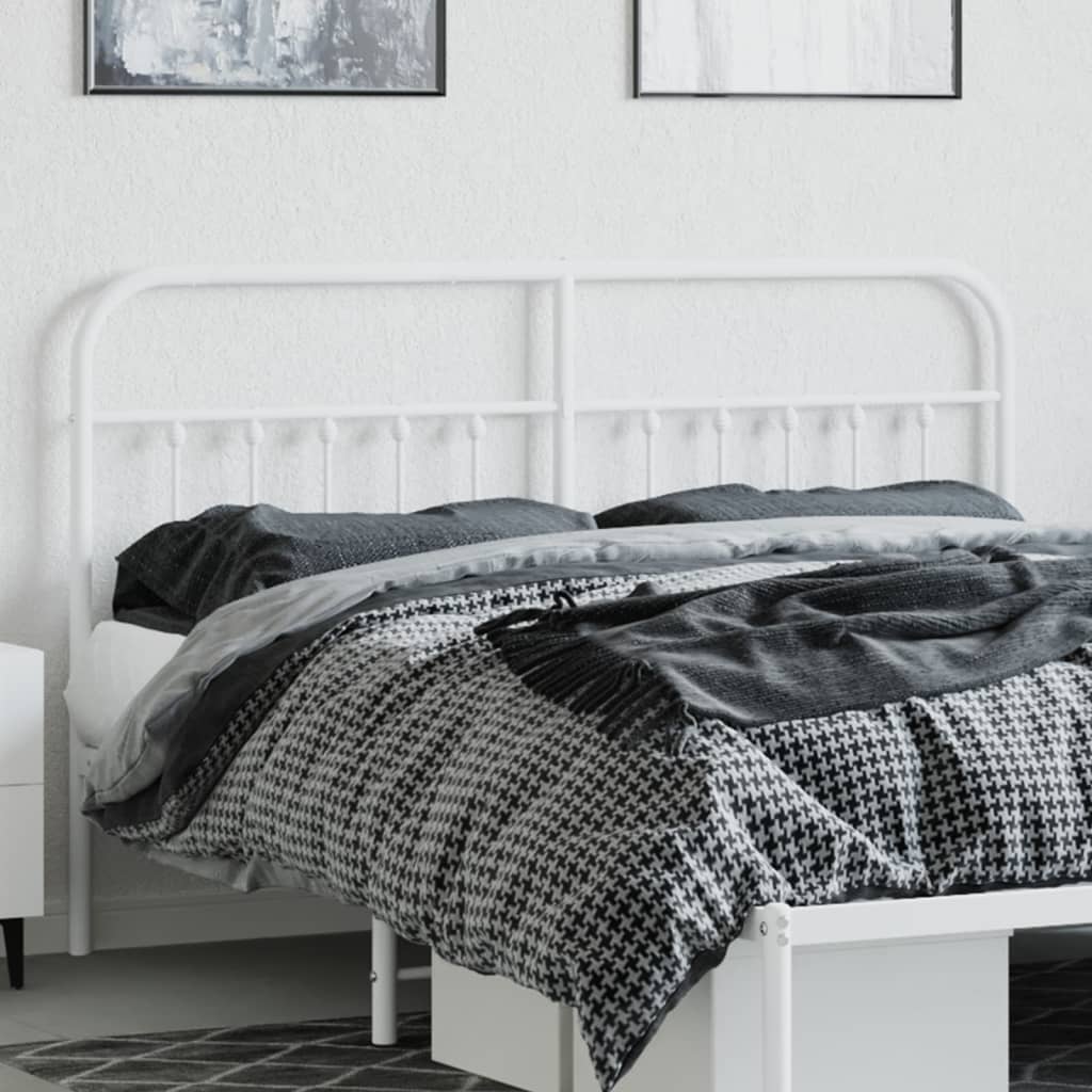 Tête de lit métal blanc 160 cm - XIOS