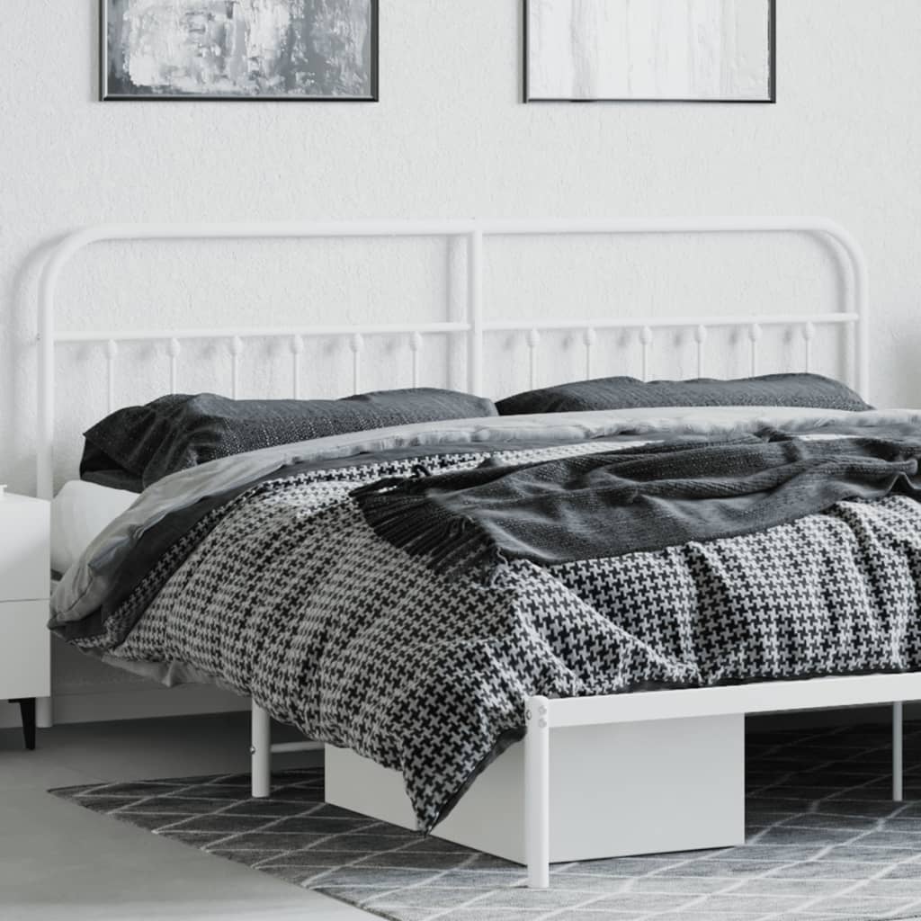 Tête de lit métal blanc 200 cm - XIOS