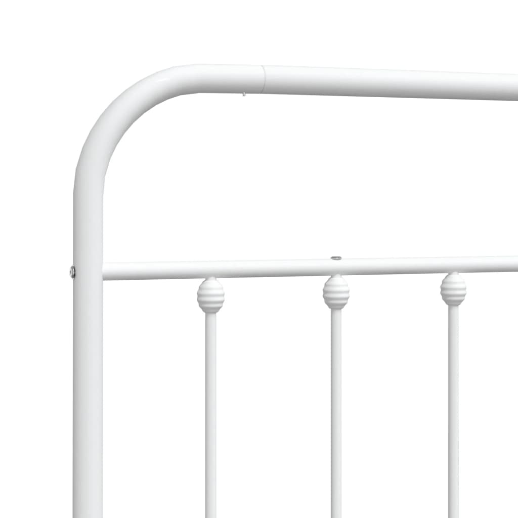 Tête de lit métal blanc 200 cm - XIOS