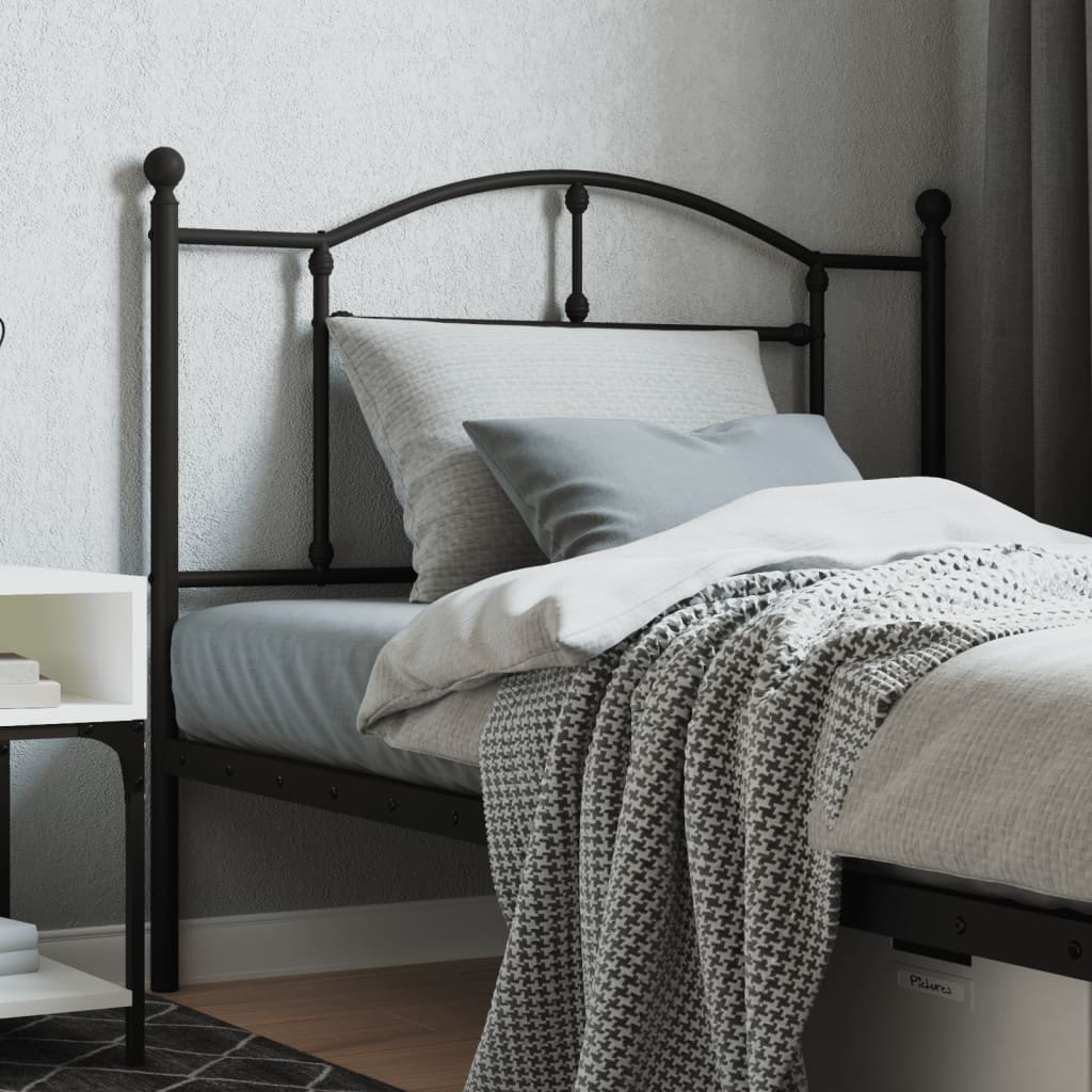 Tête de lit métal noir 107 cm - XIOS
