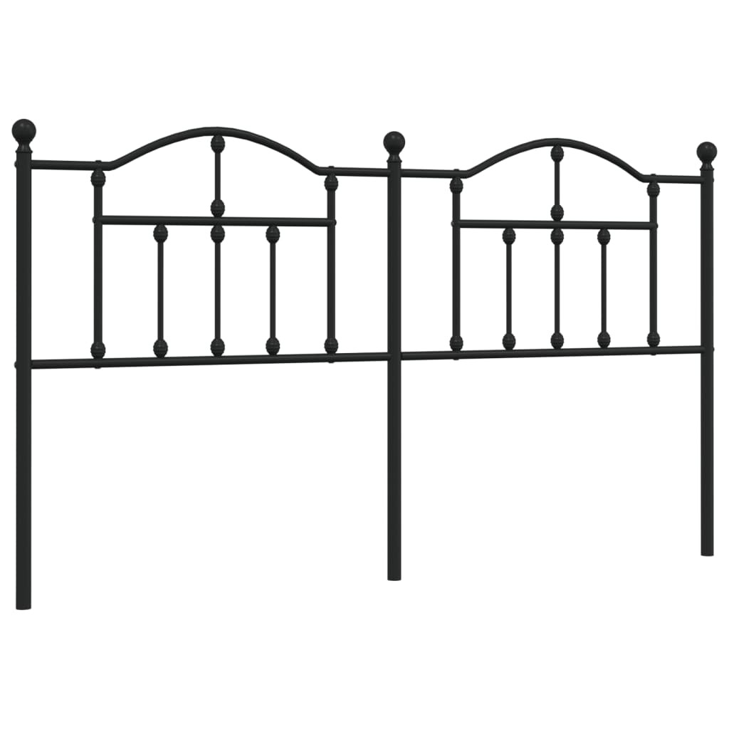 Tête de lit métal noir 160 cm - XIOS