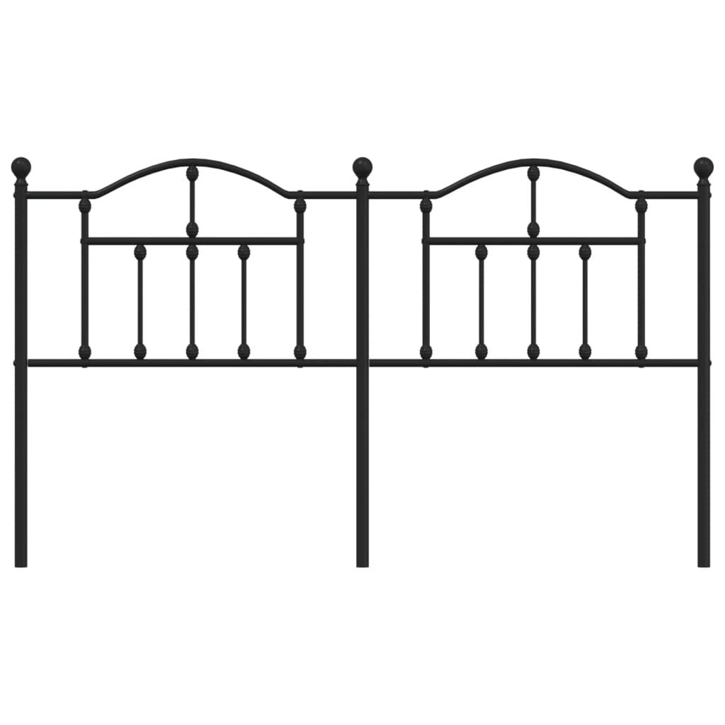 Tête de lit métal noir 160 cm - XIOS