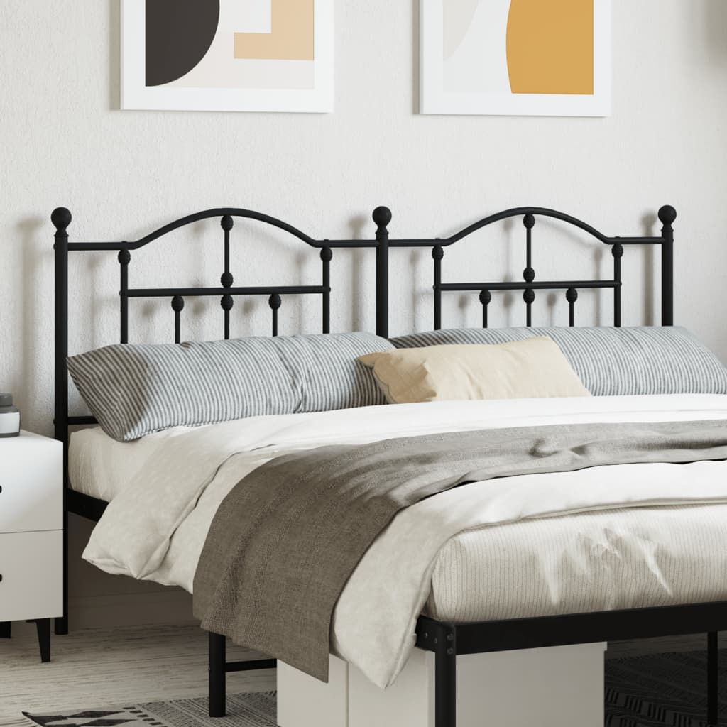 Tête de lit métal noir 160 cm - XIOS
