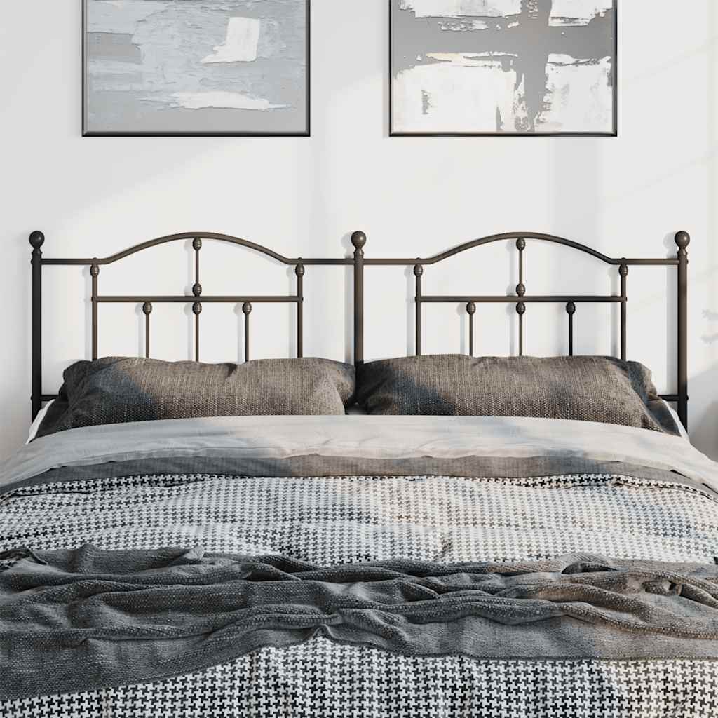 Tête de lit métal noir 193 cm - XIOS