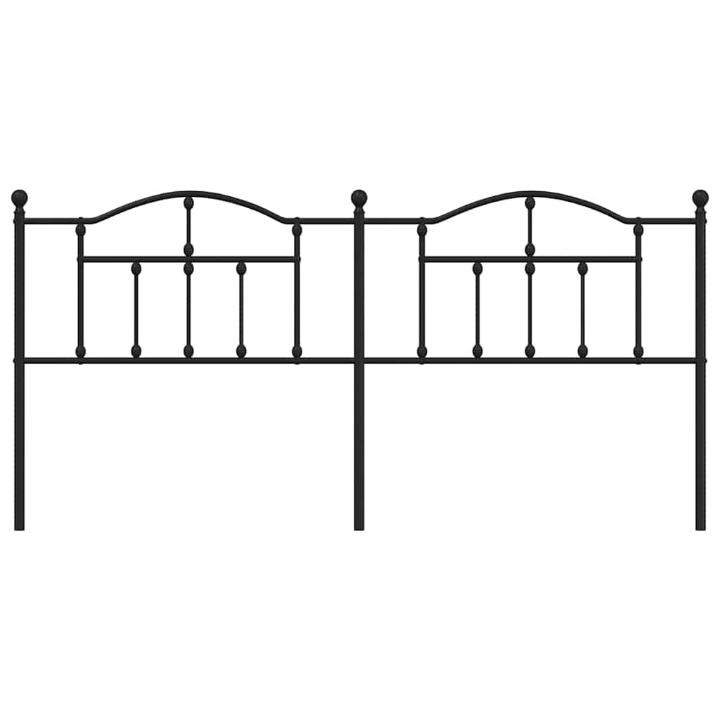 Tête de lit métal noir 193 cm - XIOS