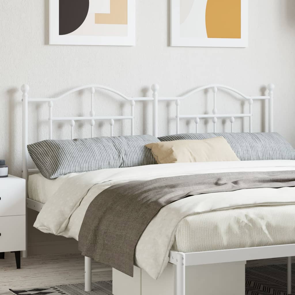 Tête de lit métal blanc 160 cm - XIOS