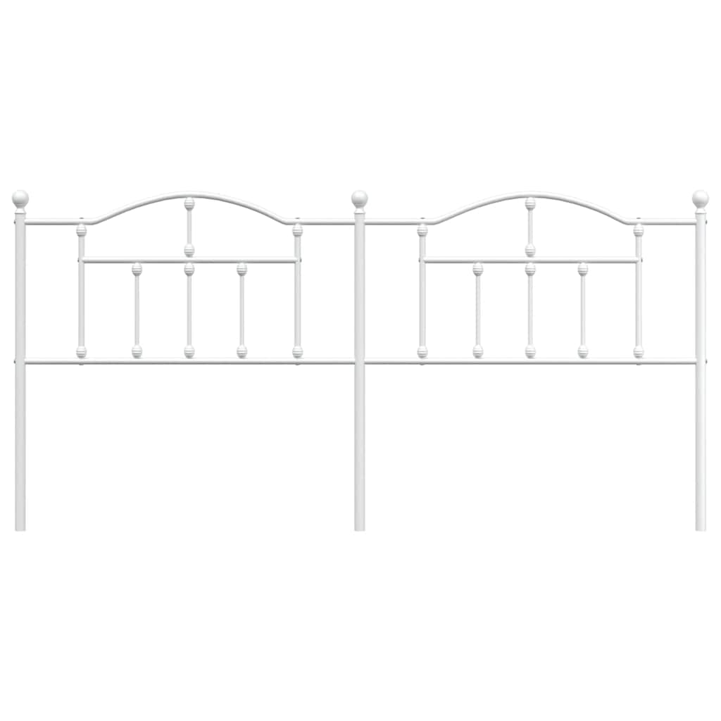 Tête de lit métal blanc 193 cm - XIOS