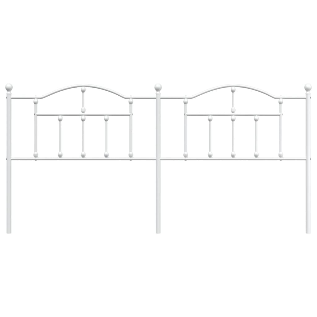 Tête de lit métal blanc 200 cm - XIOS