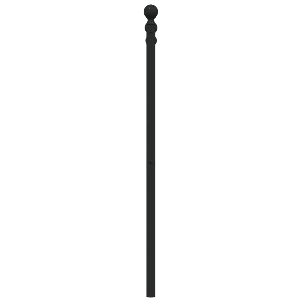 Tête de lit de remplacement métal noir 80 cm - XIOS