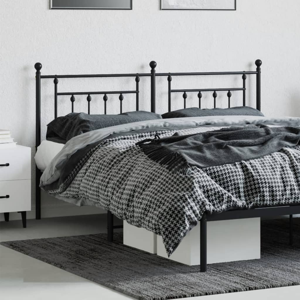 Tête de lit métal noir 160 cm - XIOS