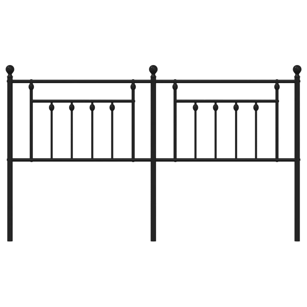 Tête de lit métal noir 160 cm - XIOS