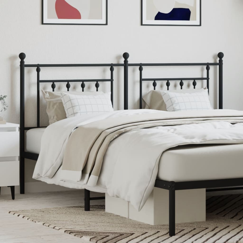 Tête de lit métal noir 160 cm - XIOS