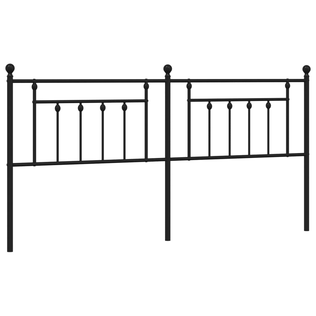 Tête de lit métal noir 200 cm - XIOS