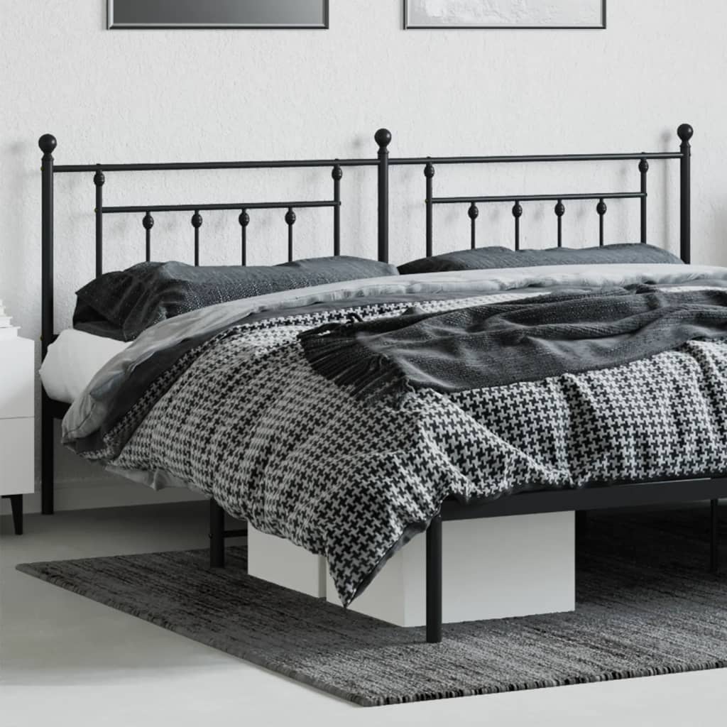 Tête de lit métal noir 200 cm - XIOS