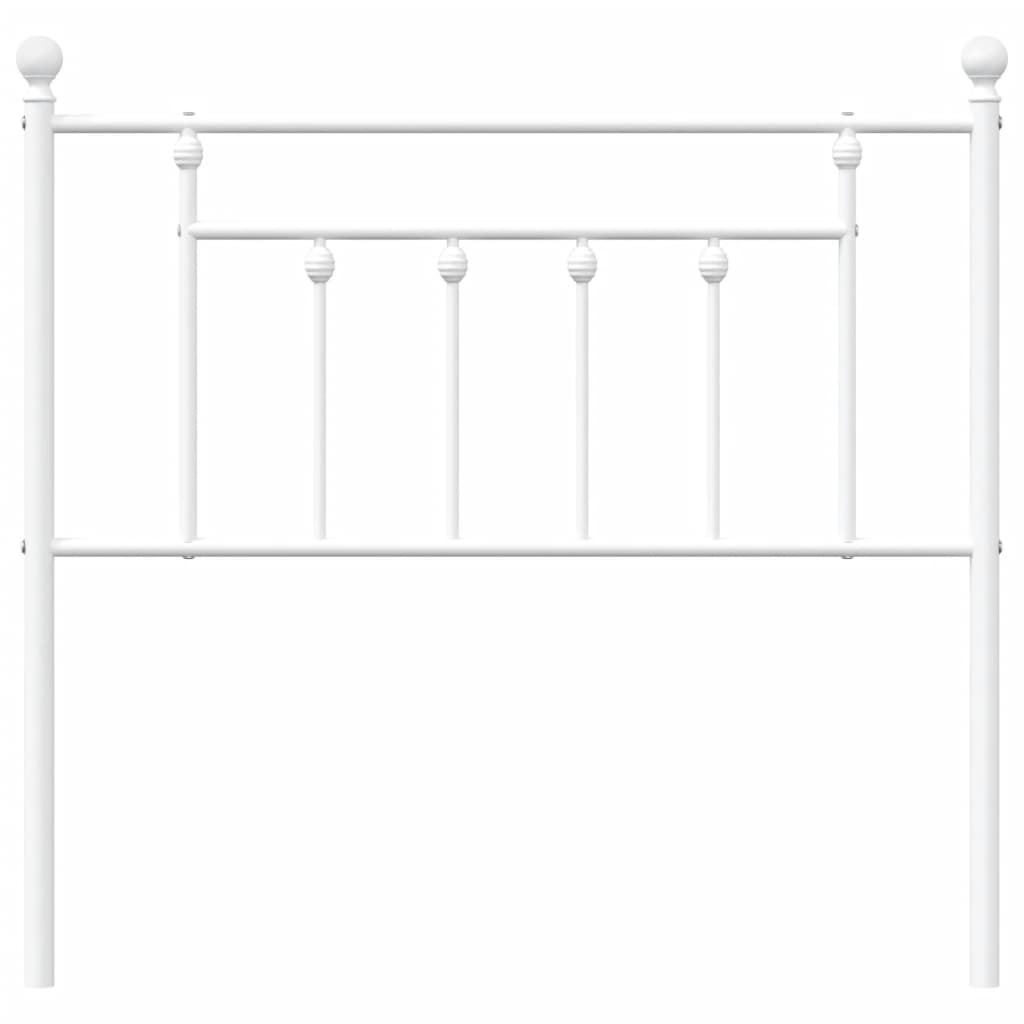 Tête de lit métal blanc 90 cm - XIOS