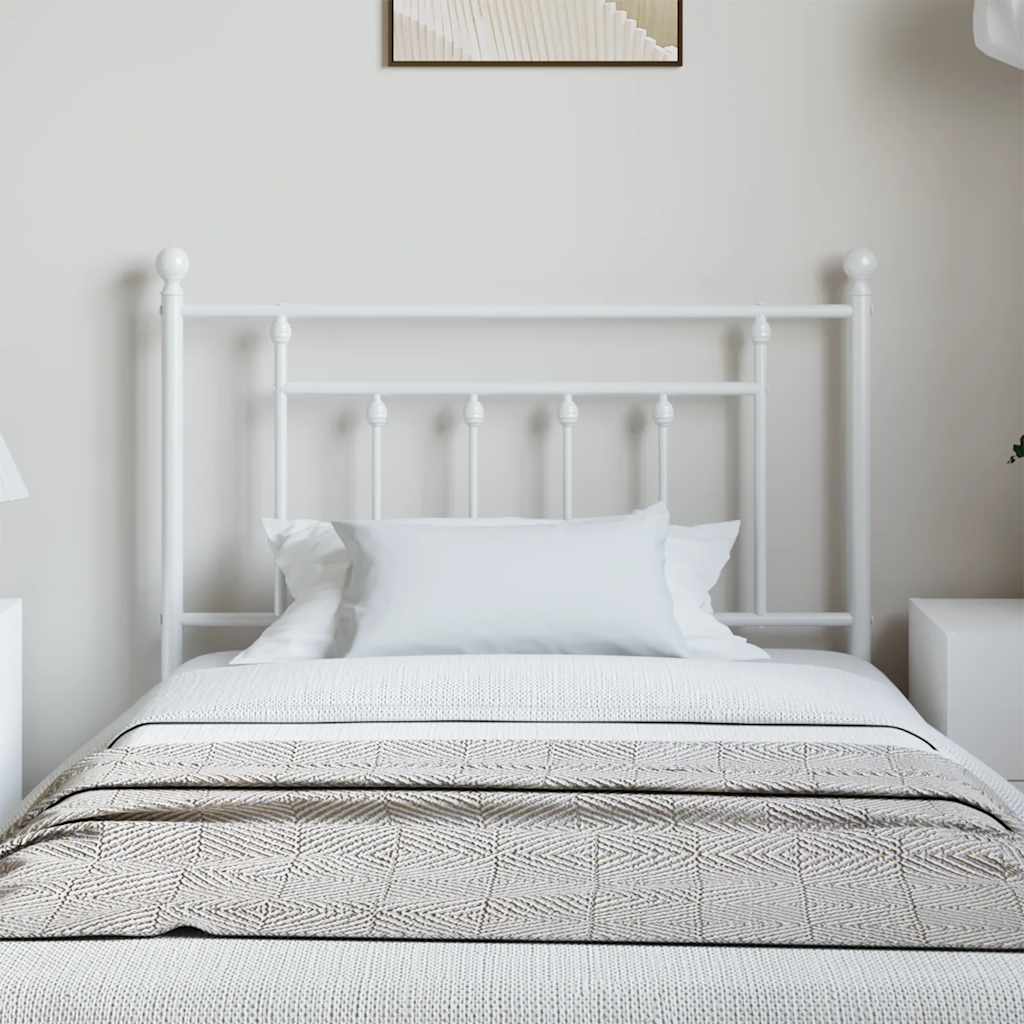 Tête de lit métal blanc 100 cm - XIOS