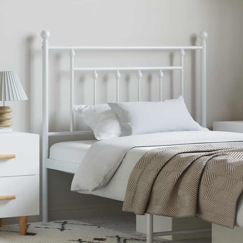 Tête de lit métal blanc 100 cm - XIOS
