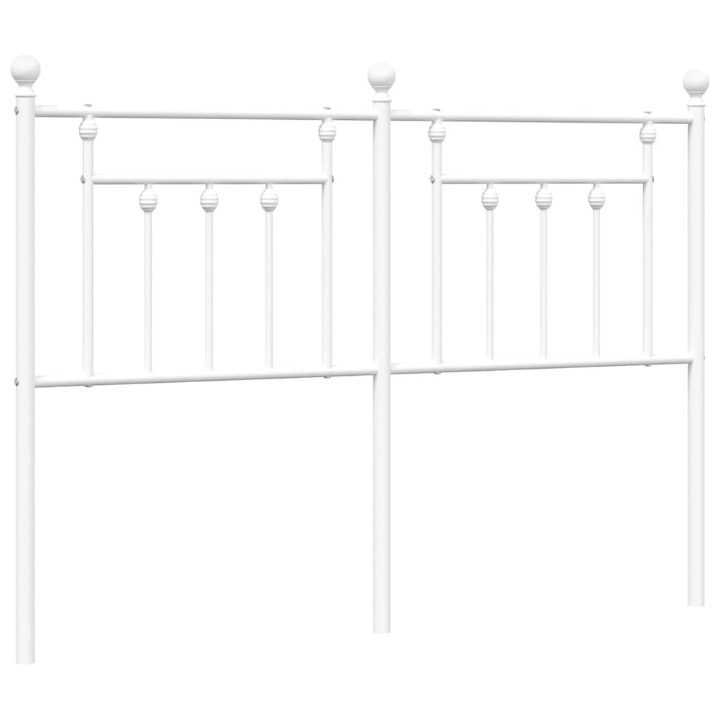 Tête de lit métal blanc 135 cm - XIOS