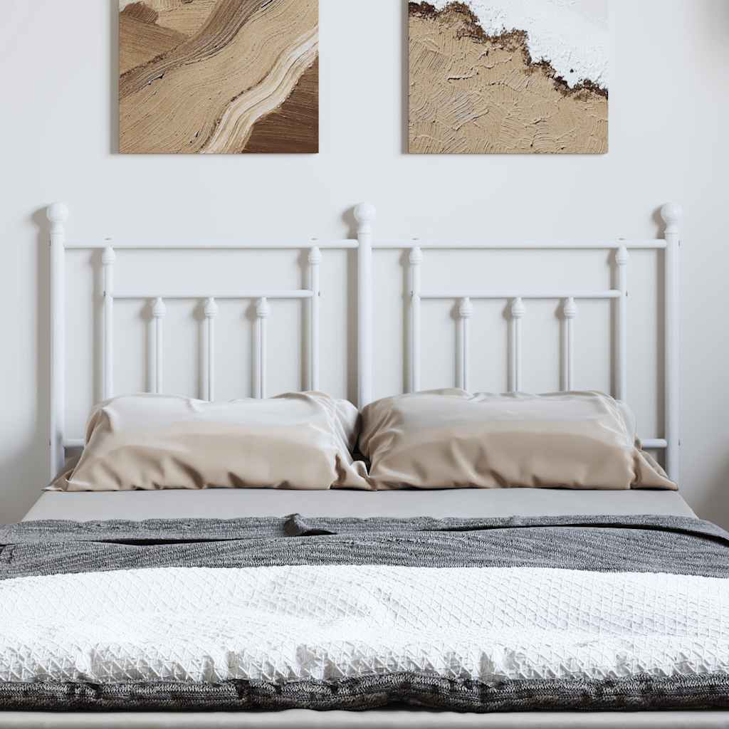 Tête de lit métal blanc 135 cm - XIOS