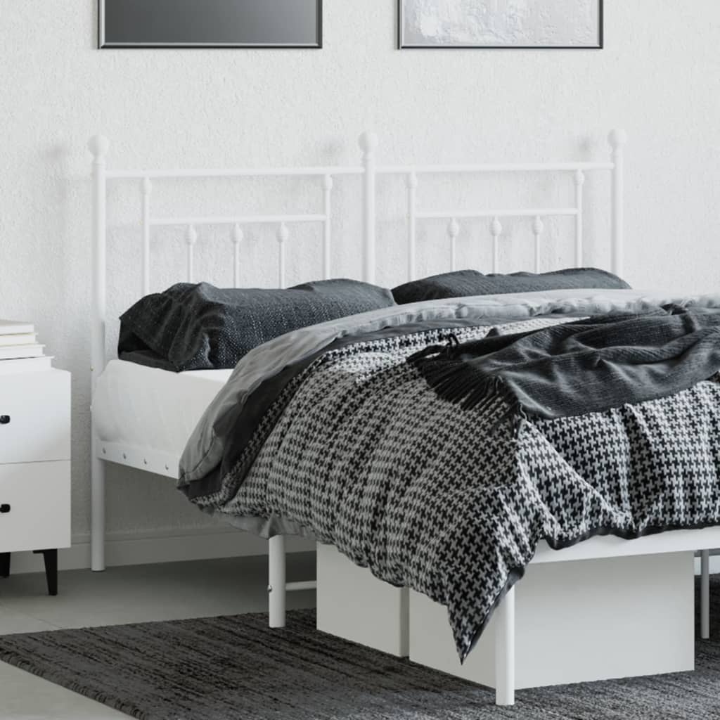 Tête de lit métal blanc 140 cm - XIOS