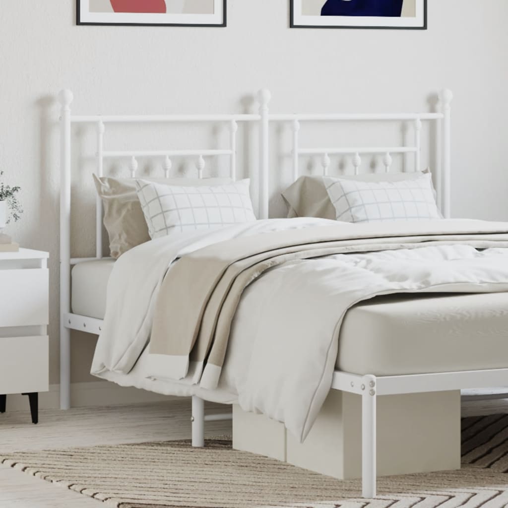 Tête de lit métal blanc 140 cm - XIOS