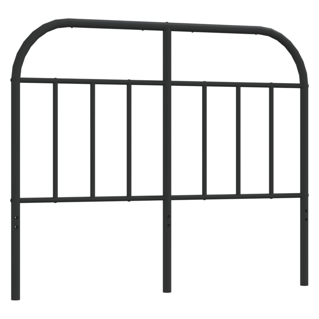 Tête de lit métal noir 120 cm - XIOS