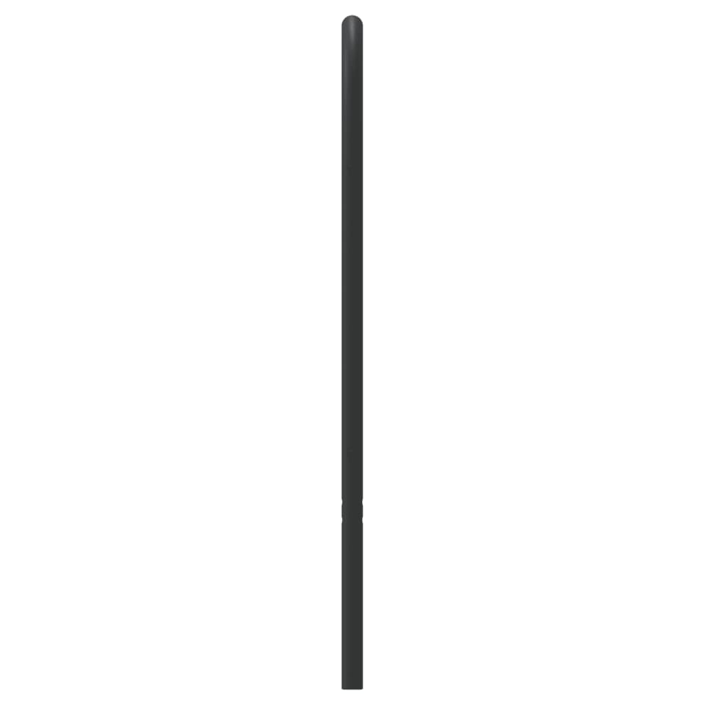 Tête de lit métal noir 120 cm - XIOS
