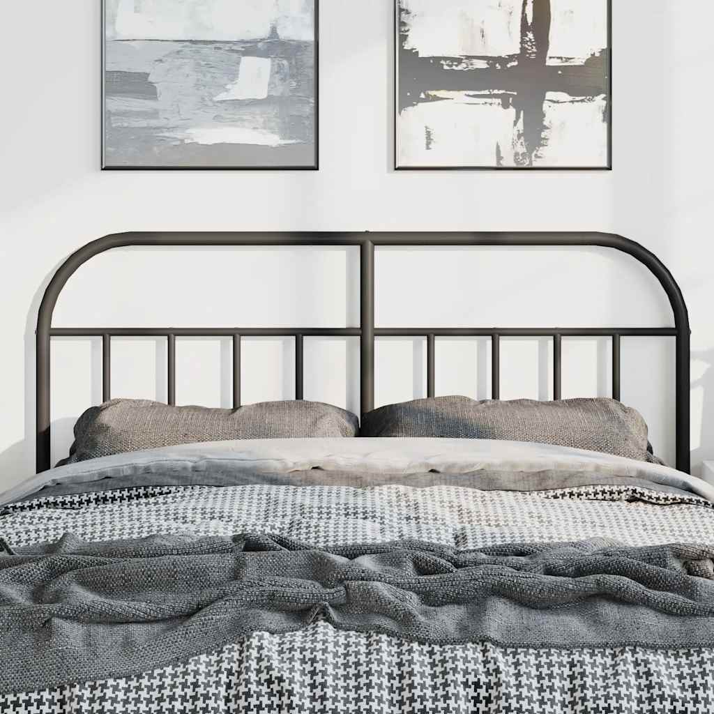 Tête de lit métal noir 150 cm - XIOS