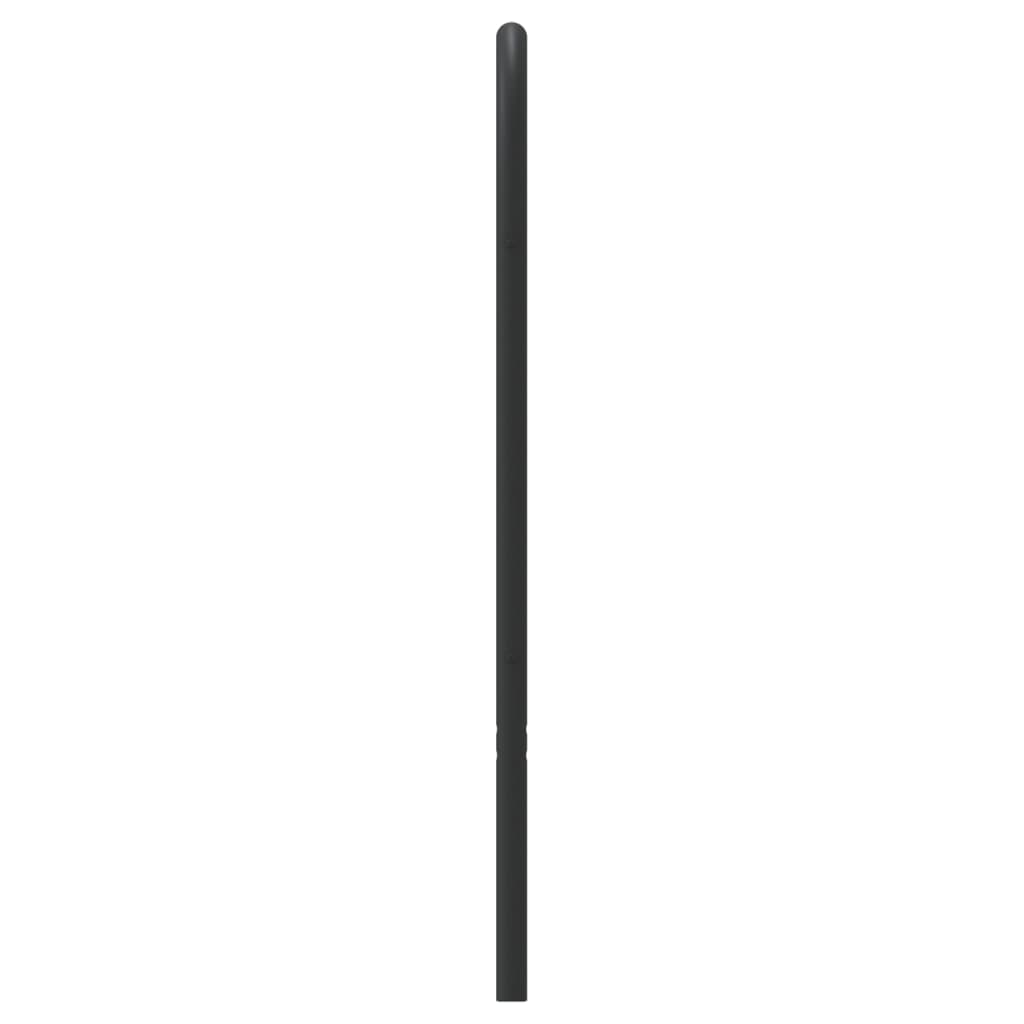 Tête de lit métal noir 160 cm Têtes et pieds de lit vidaXL