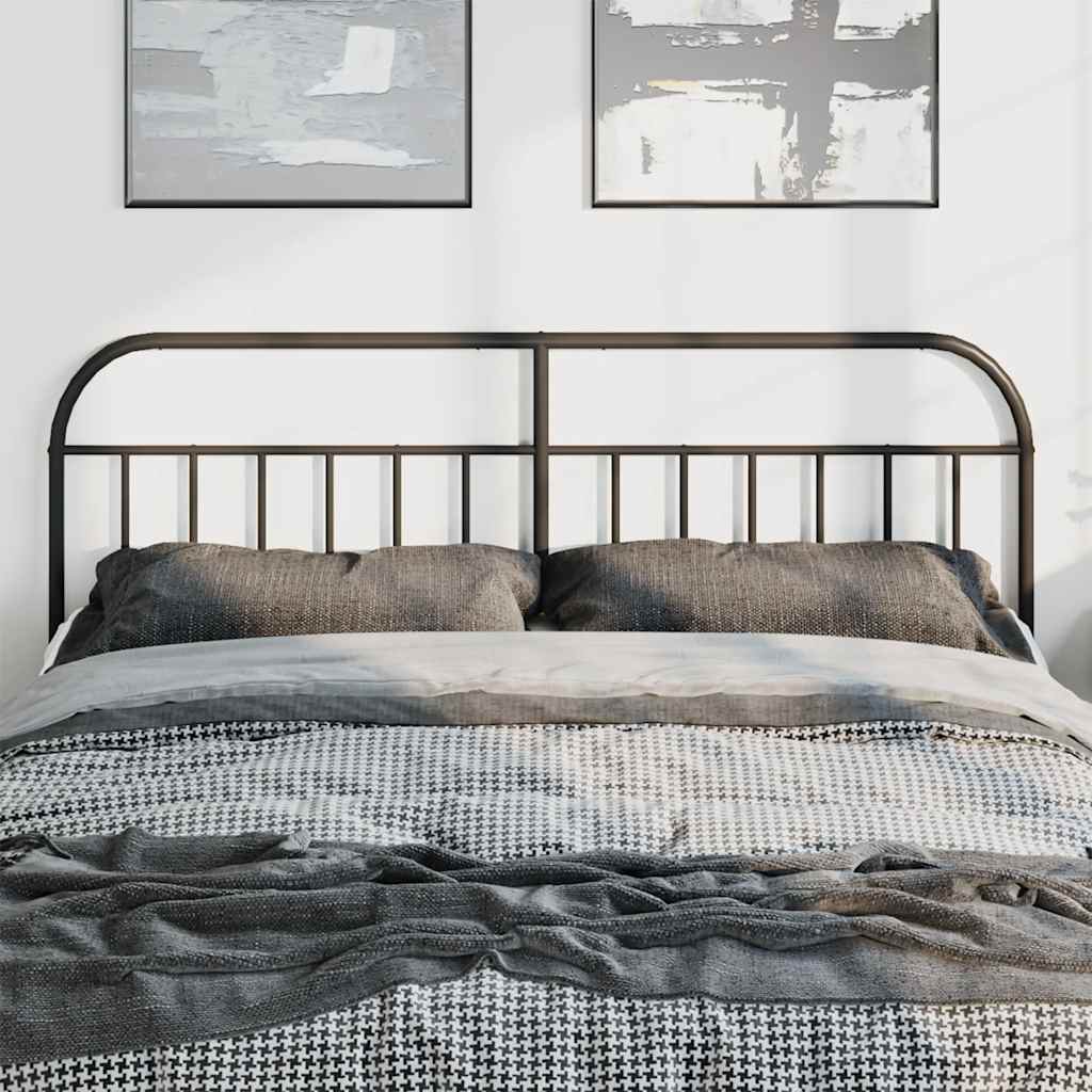 Tête de lit métal noir 180 cm - XIOS