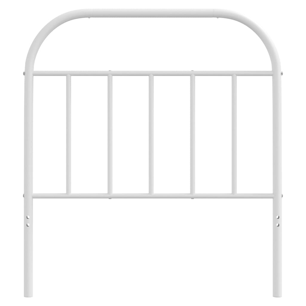 Tête de lit métal blanc 80 cm - XIOS