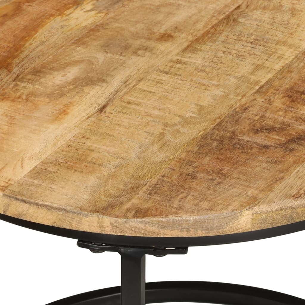 Tables gigognes 3 pcs bois de manguier massif brut - XIOS