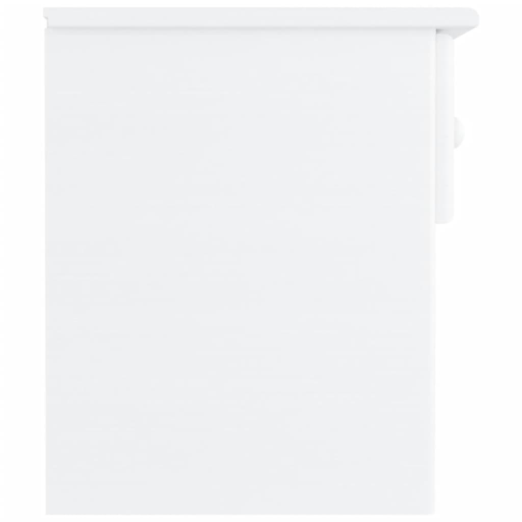 Table de chevet ALTA blanc 41x35x41 cm bois de pin massif - XIOS