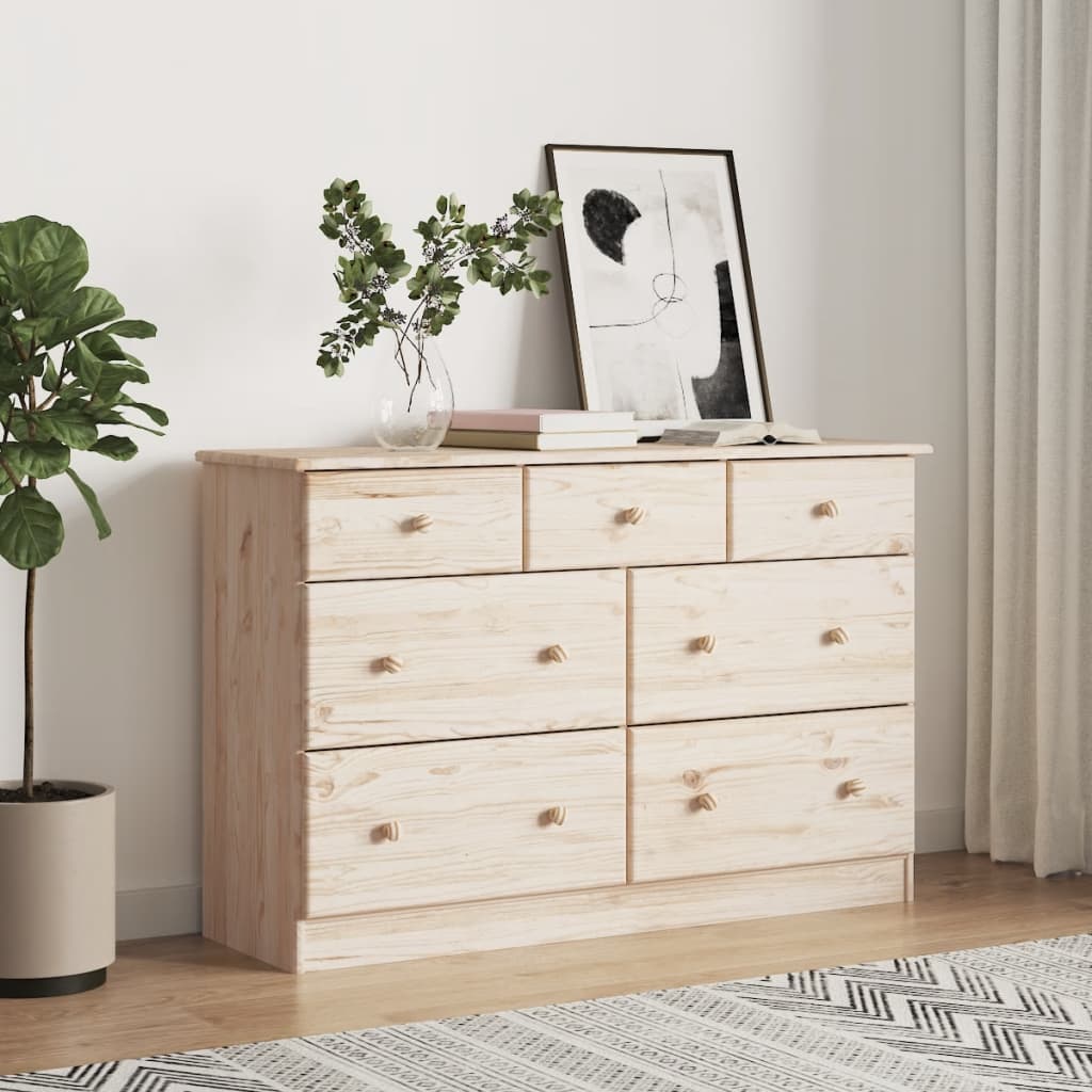 Commode ALTA 112x35x73 cm bois massif de pin - XIOS