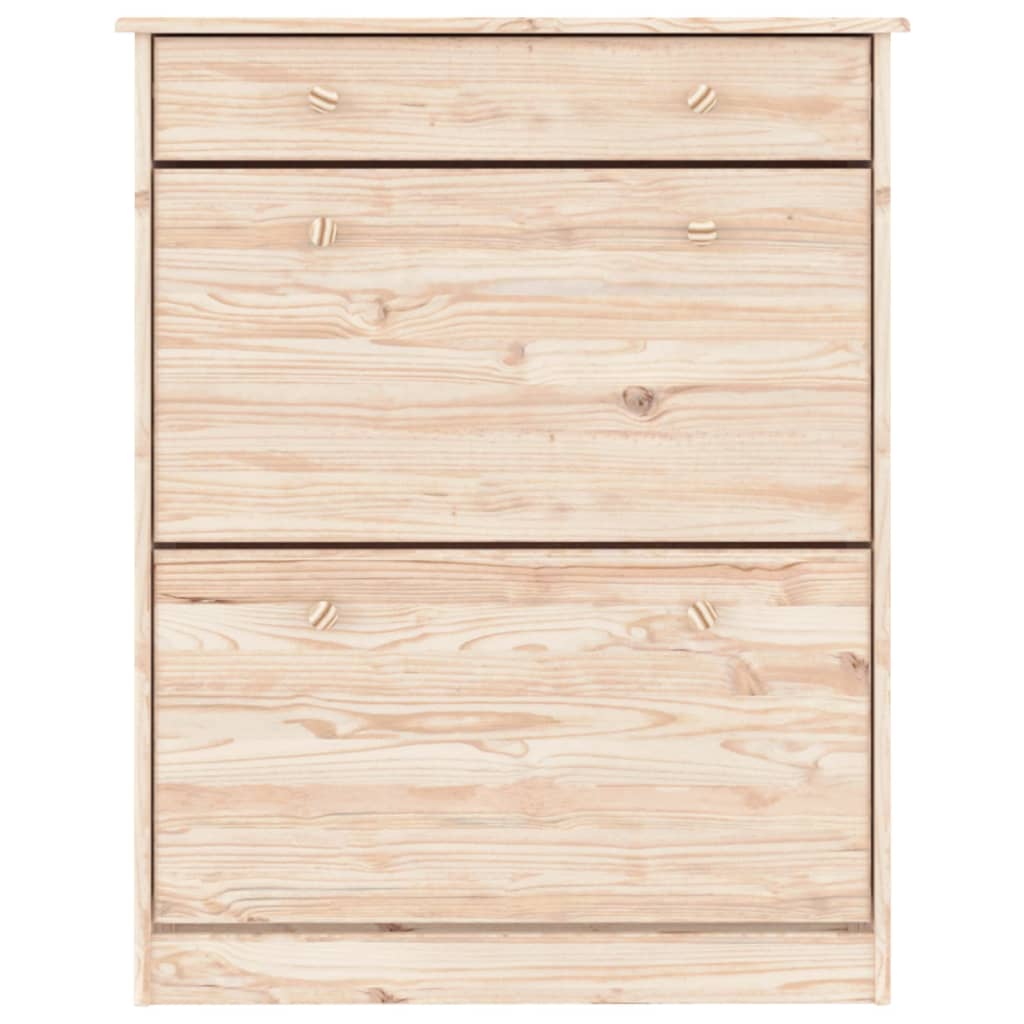 Armoire à chaussures ALTA 77x35x96 cm bois massif de pin - XIOS