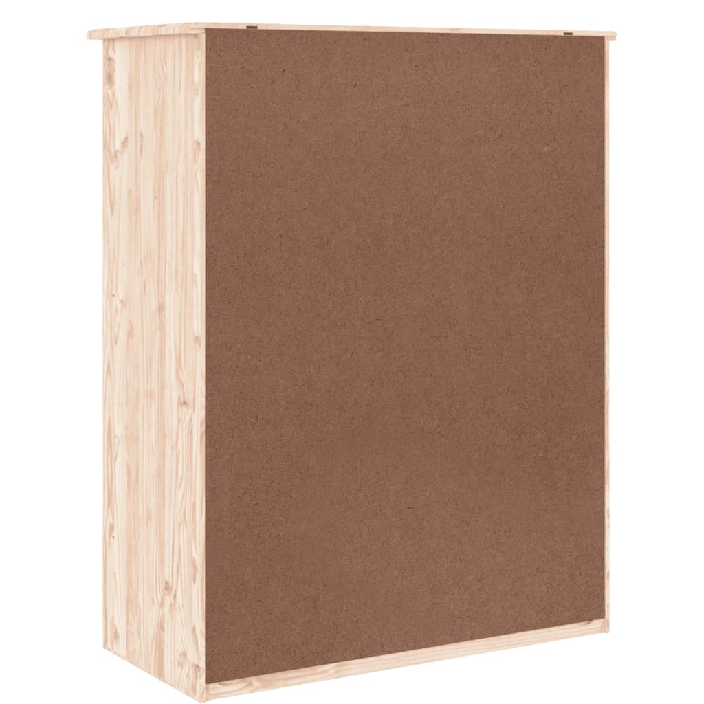 Armoire à chaussures ALTA 77x35x96 cm bois massif de pin - XIOS
