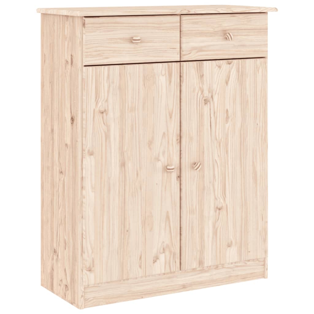 Armoire à chaussures ALTA 77x35x96 cm bois massif de pin - XIOS