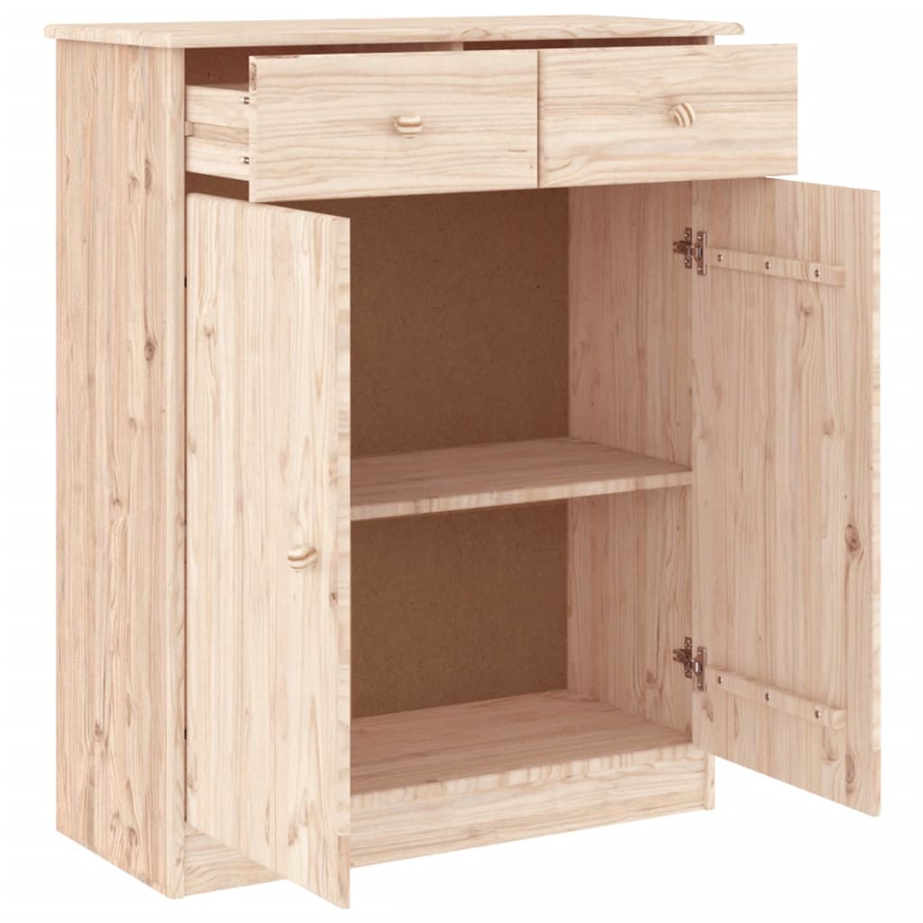Armoire à chaussures ALTA 77x35x96 cm bois massif de pin - XIOS