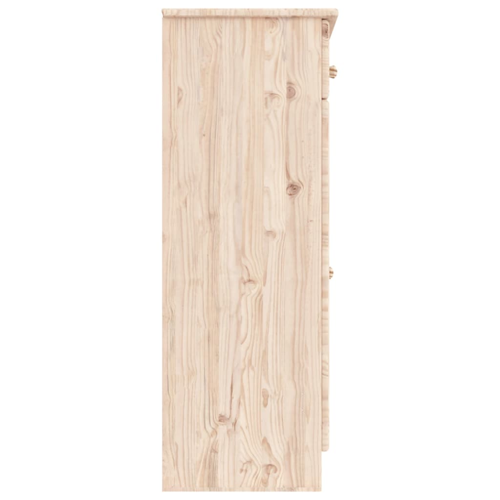 Armoire à chaussures ALTA 77x35x96 cm bois massif de pin - XIOS