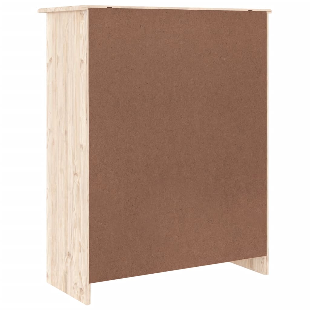 Armoire à chaussures ALTA 77x35x96 cm bois massif de pin - XIOS