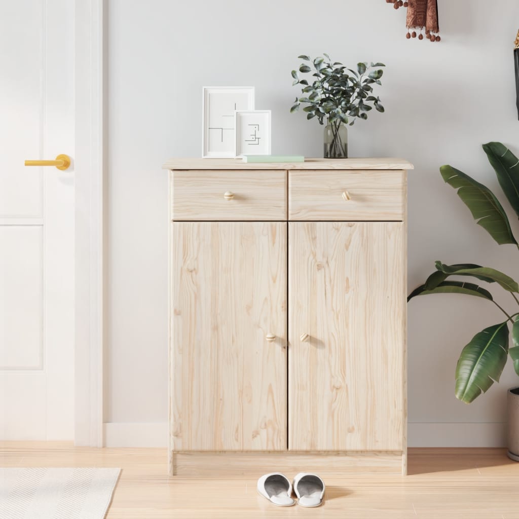 Armoire à chaussures ALTA 77x35x96 cm bois massif de pin - XIOS