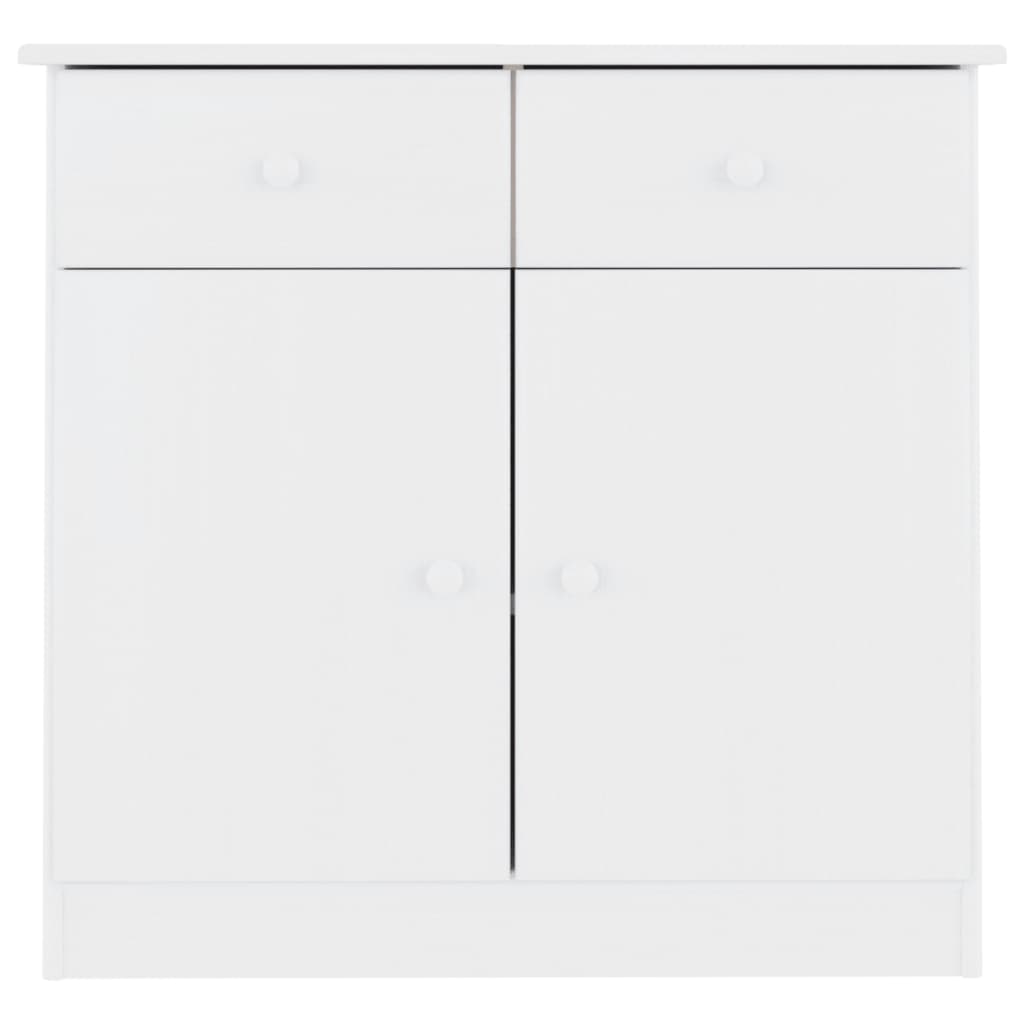 Buffet ALTA blanc 77x35x73 cm bois massif de pin - XIOS