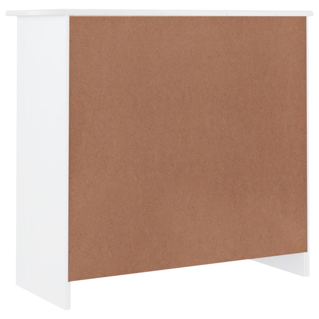 Buffet ALTA blanc 77x35x73 cm bois massif de pin - XIOS