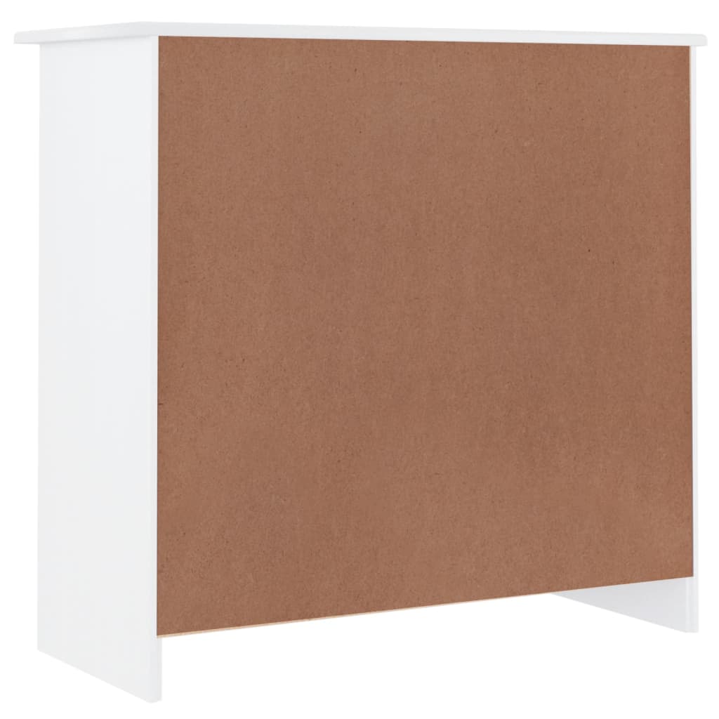 Buffet ALTA blanc 77x35x73 cm bois massif de pin - XIOS