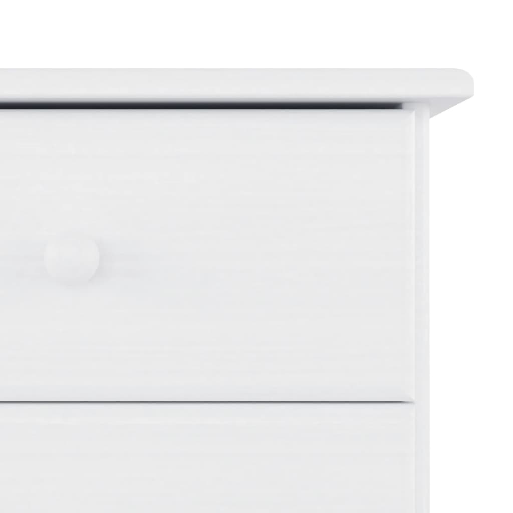 Buffet ALTA blanc 77x35x73 cm bois massif de pin - XIOS