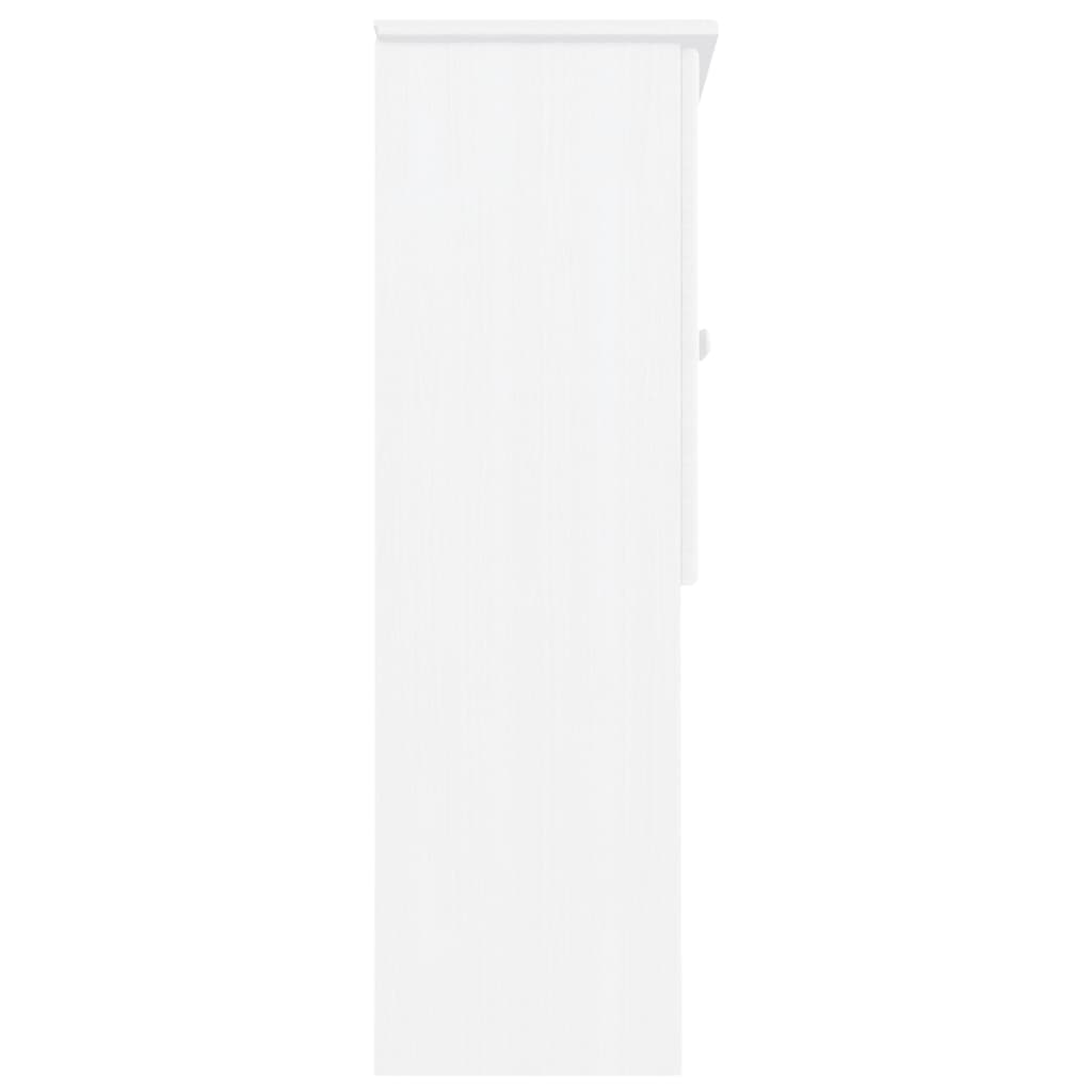 Dessus de commode ALTA blanc 77x30x92 cm bois massif de pin - XIOS