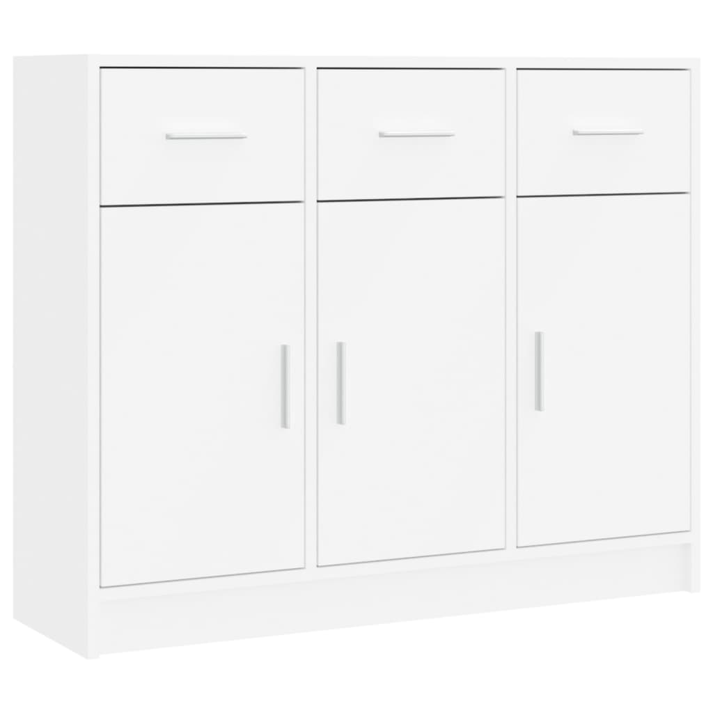 Buffet blanc 91x28x75 cm bois d'ingénierie - XIOS