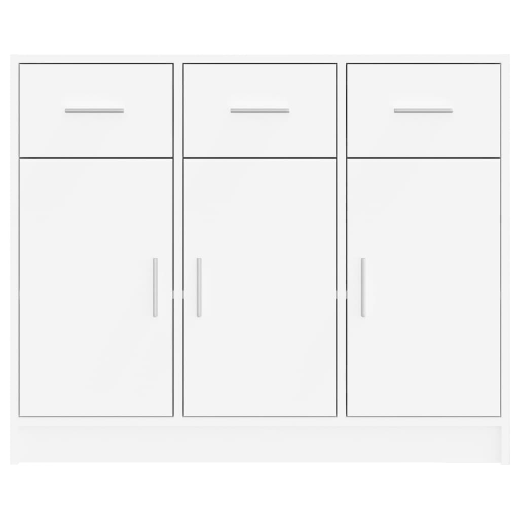 Buffet blanc 91x28x75 cm bois d'ingénierie - XIOS