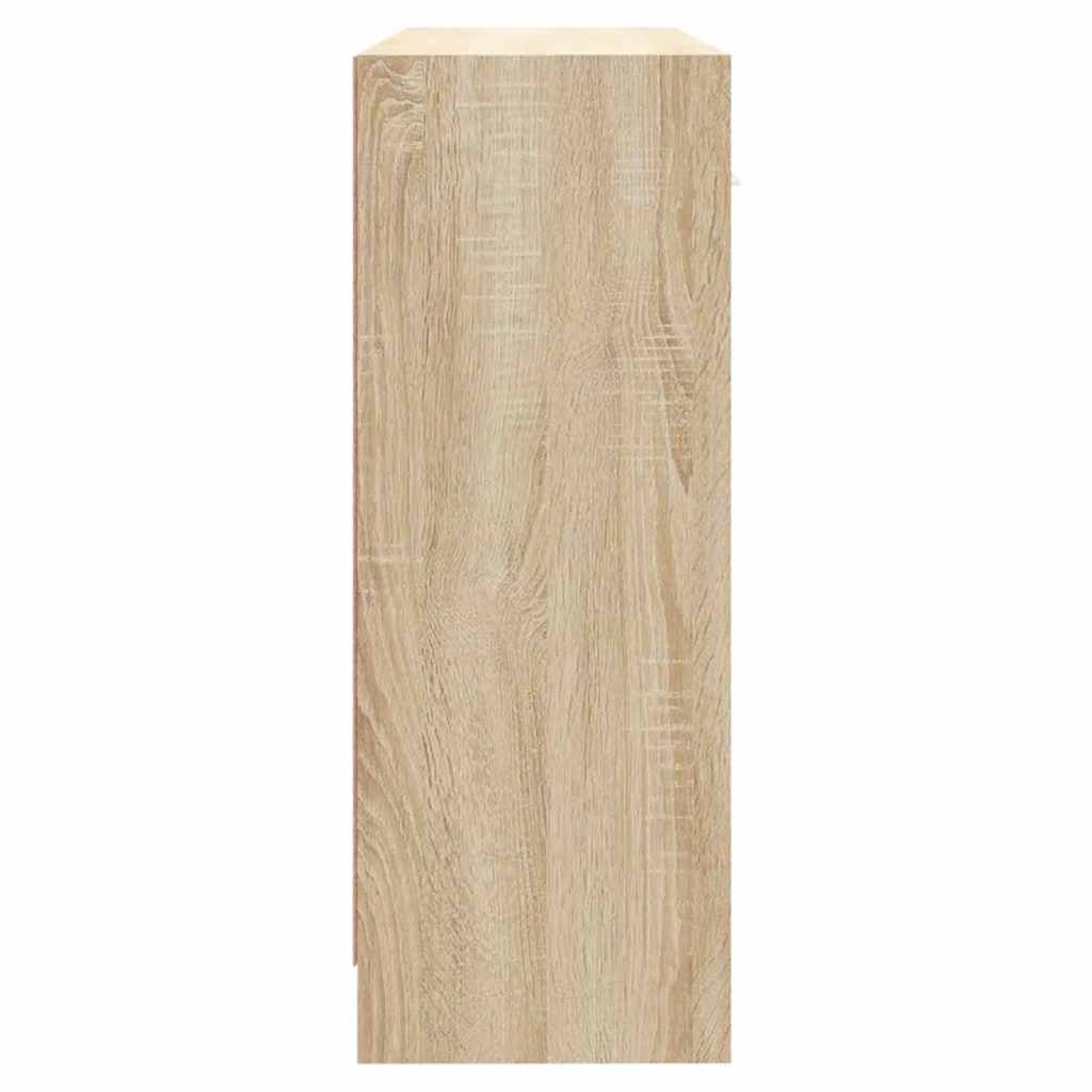 Buffet chêne sonoma 91x28x75 cm bois d'ingénierie - XIOS